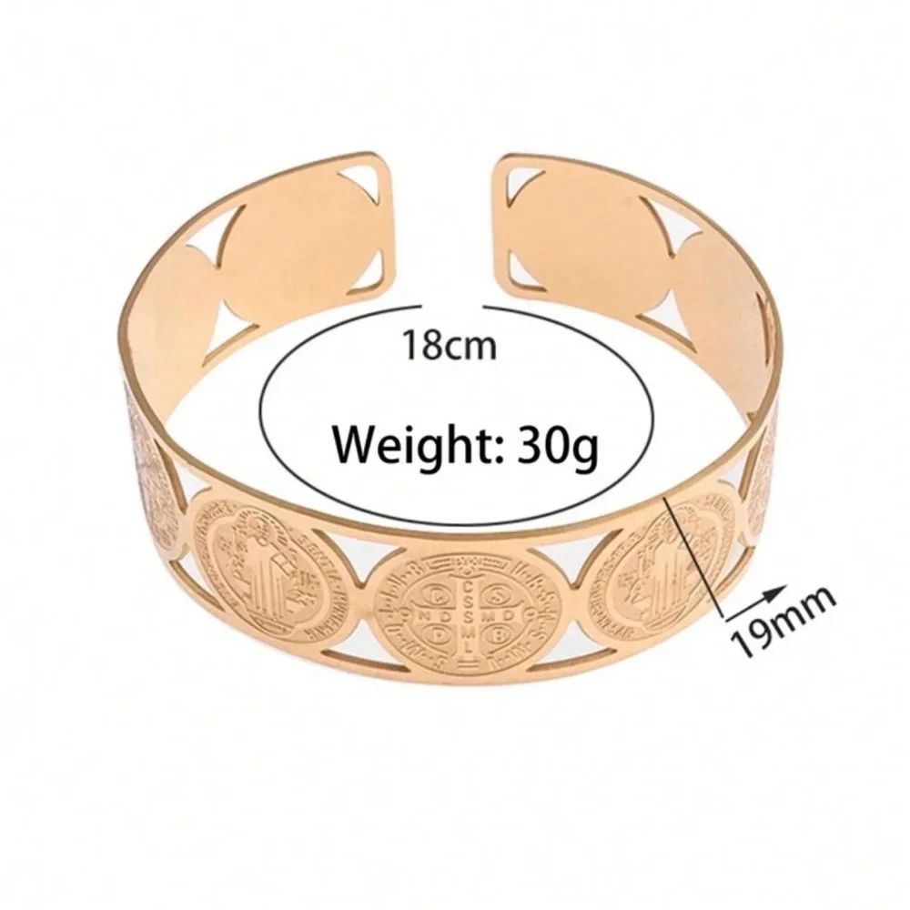 Gold-Tone Men's Cuff Bracelet